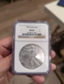 1999 Graded Silver Eagle