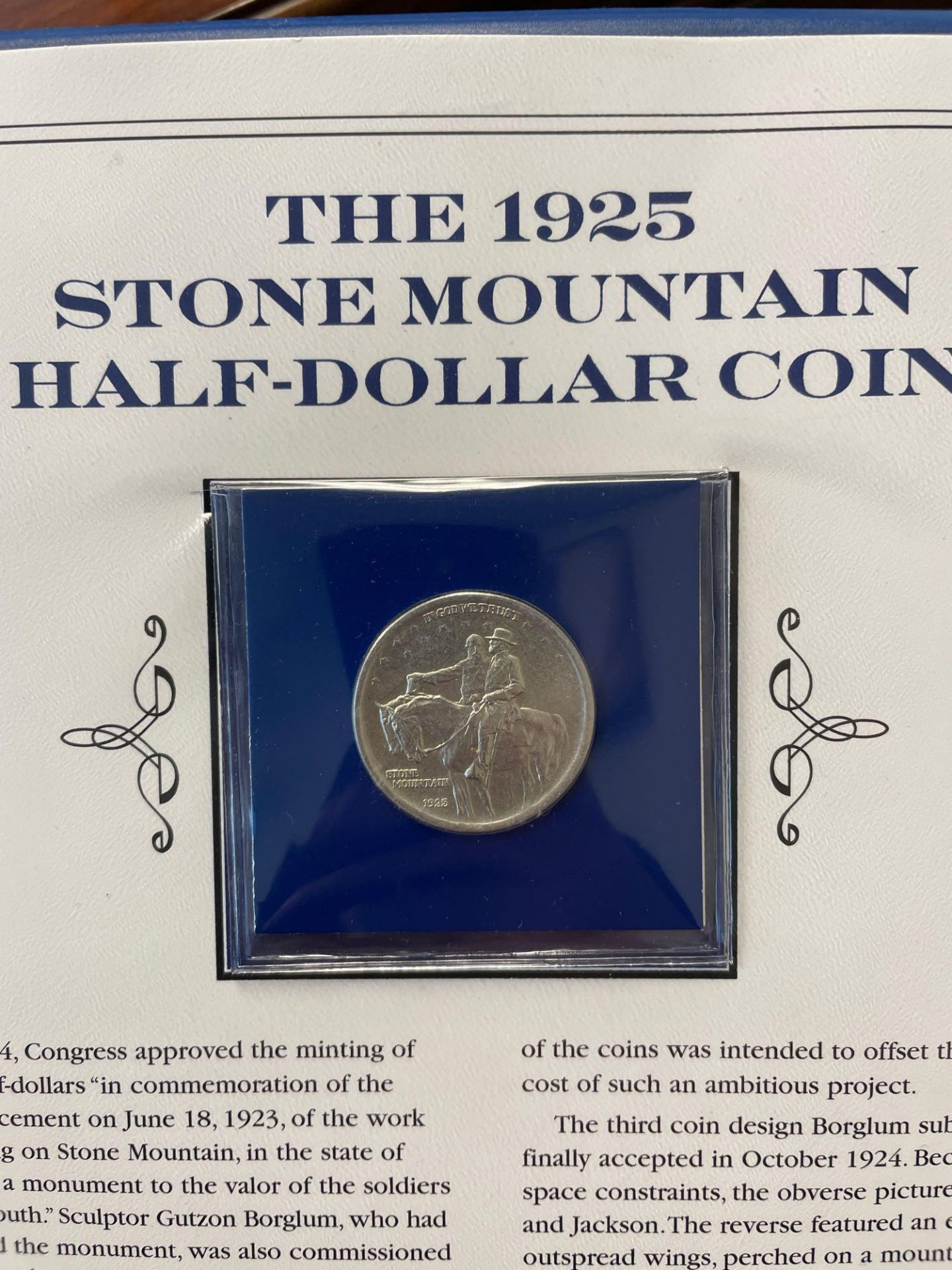 1925 Stone Mountain Half Dollar set with Booklet - Image 6 of 14