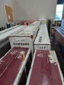 2 Samsung TVs 75 in and 85 in