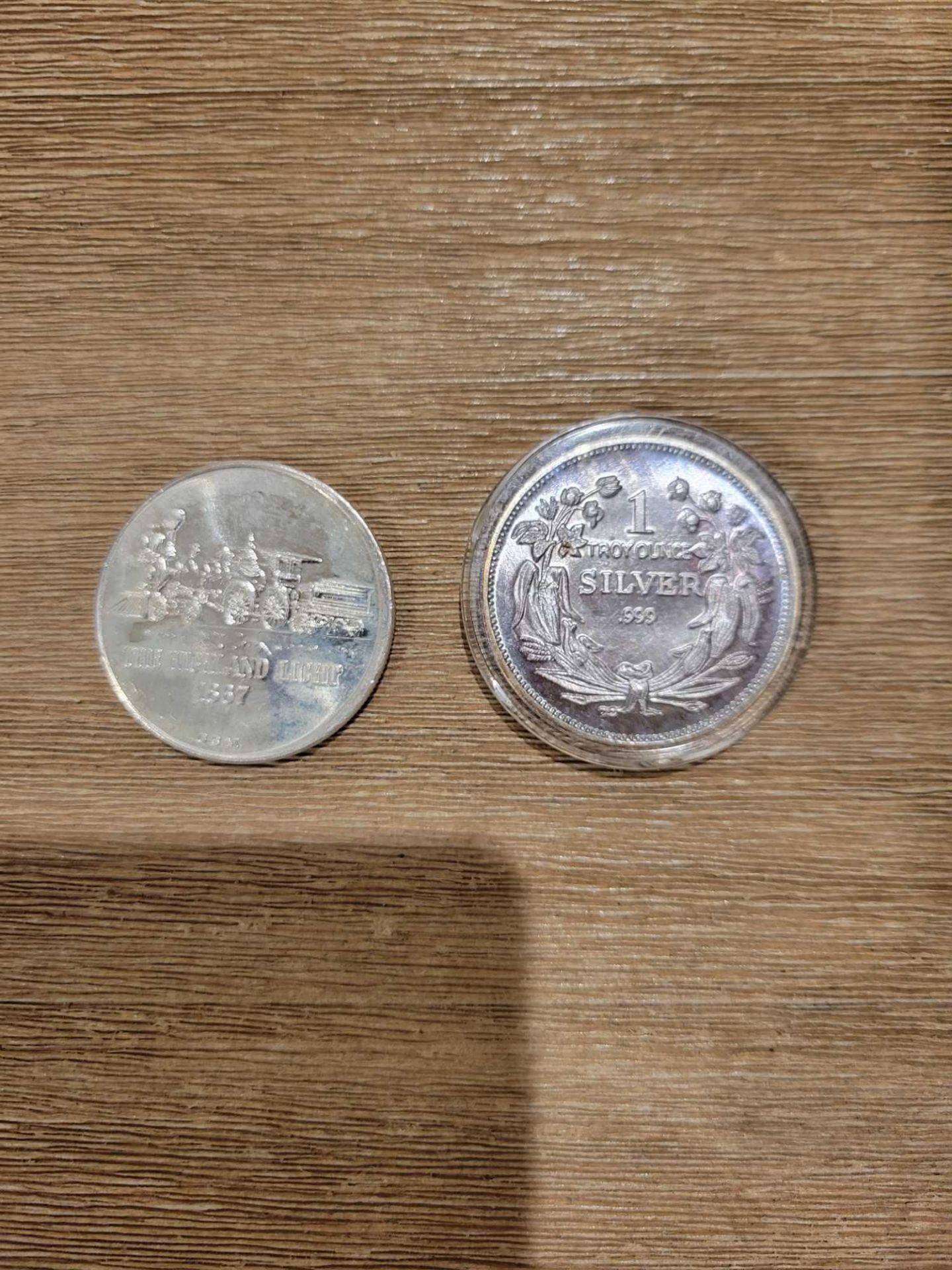 2 Vintage Silver Coins