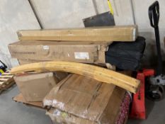 miscellaneous pallet lounge chairs furniture and other items