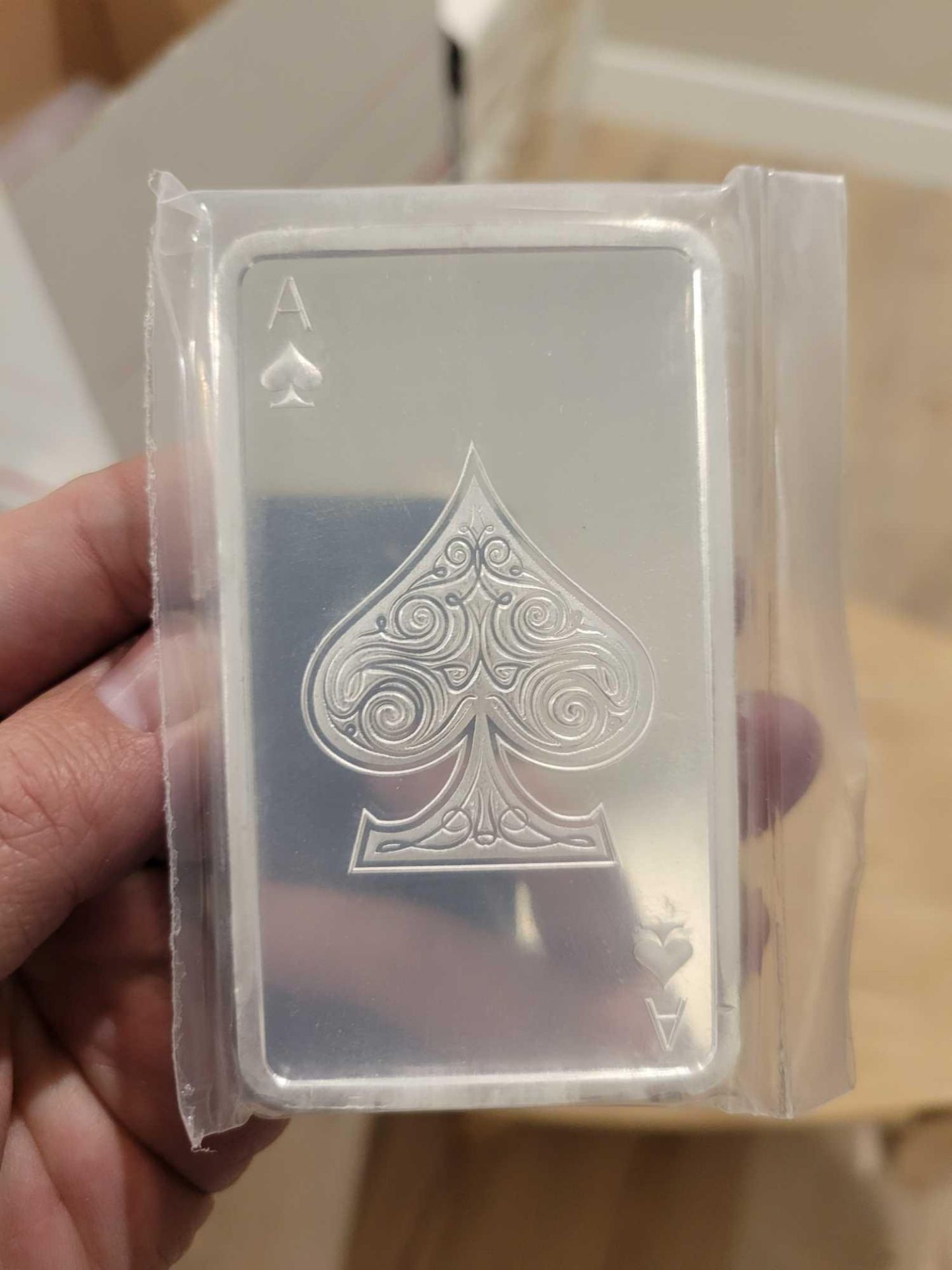 10 oz Ace of Spades Silver - Image 3 of 4