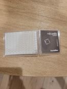 Valcambi Suisse Combi Bar 100 1 gram silver pieces