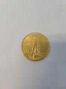 1927 St Gaudens 20 dollar gold coin
