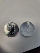 2 Canadian Maple Leaf Coins