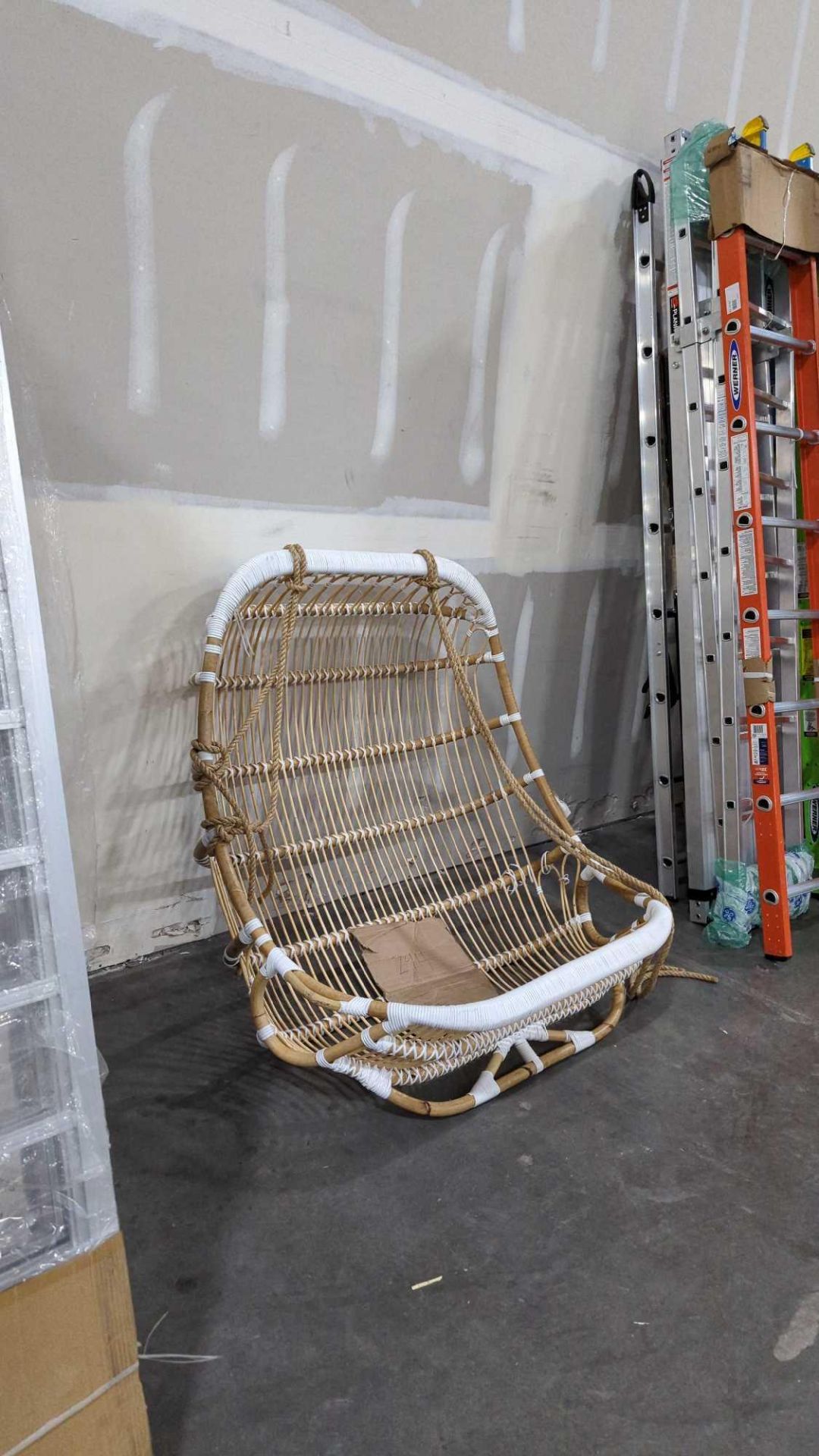 large basket deck chair - Image 3 of 3