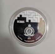 1oz silver Tetris coin