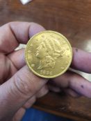 1894 20 Dollar Gold Coin
