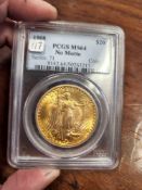 Graded 1908 St Gaudens Gold Coin