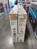 two Samsung 75 inch TVs
