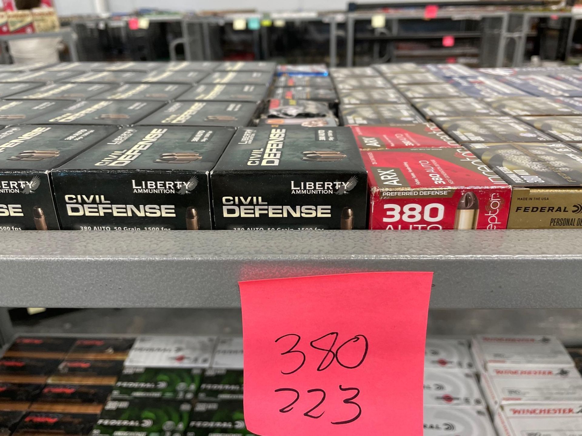 Shelf of 380