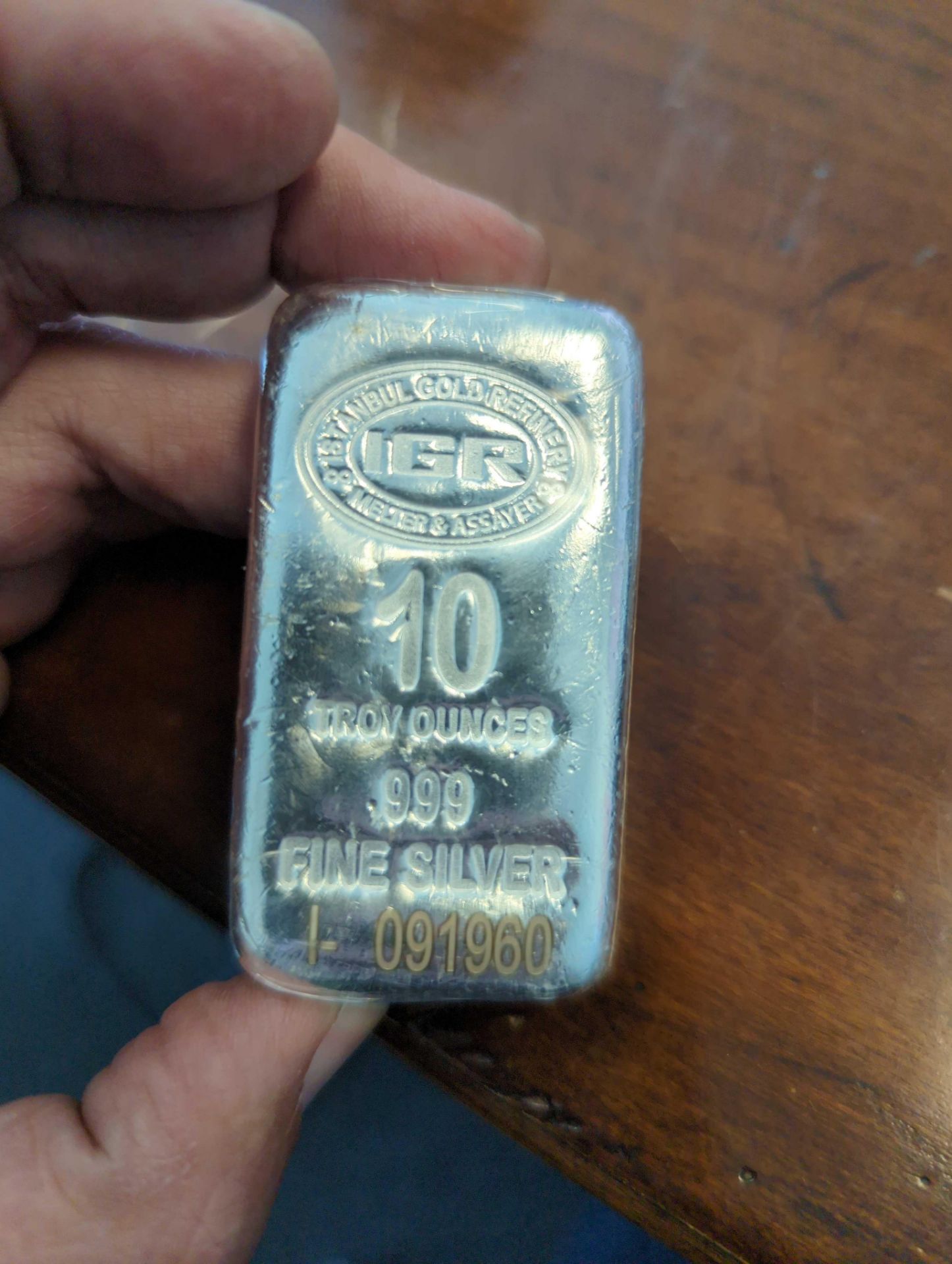 10 oz IGR Silver Bar