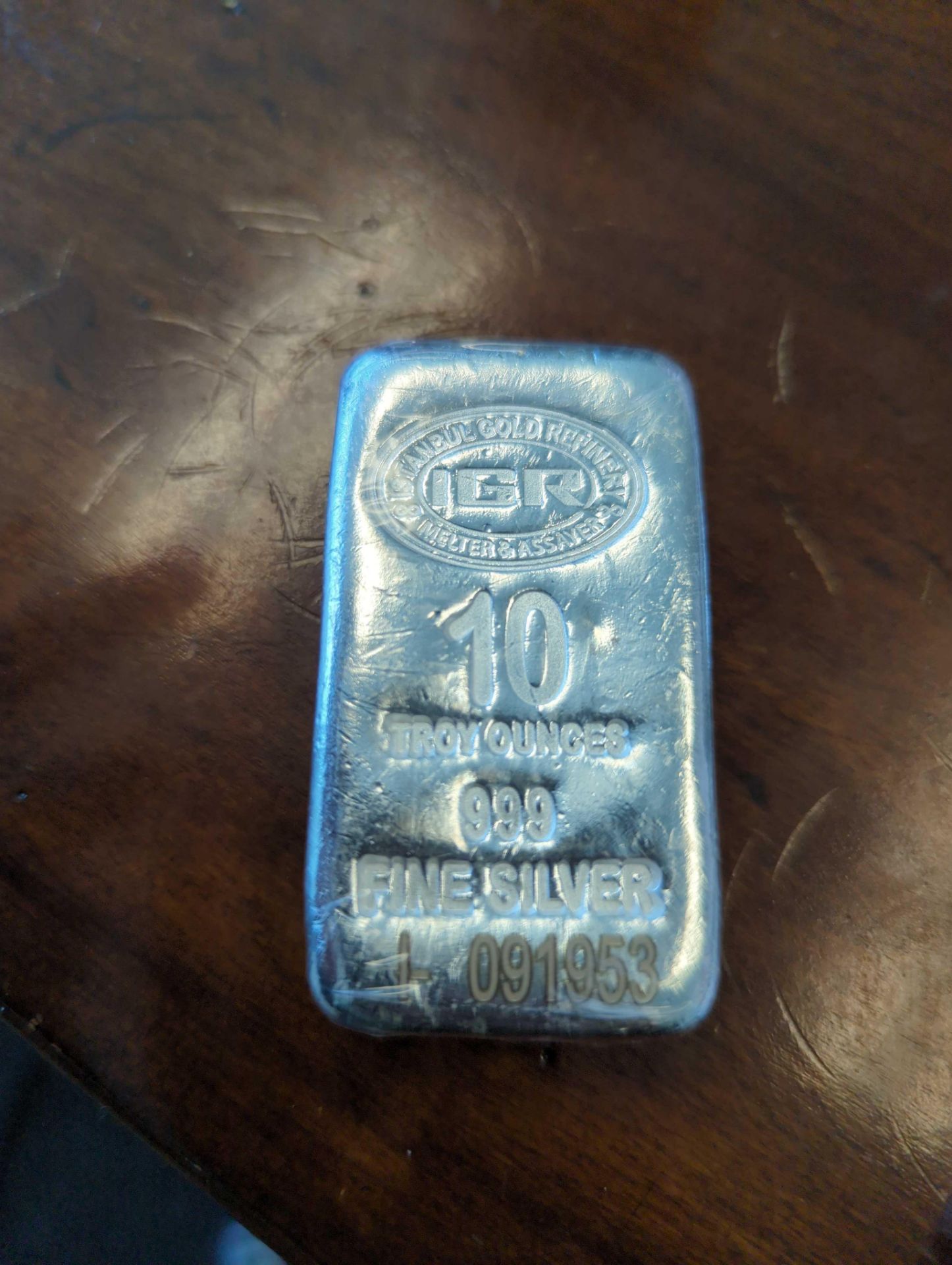 10 oz IGR Silver Bar