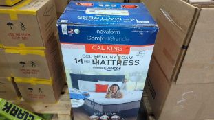 cal king memories foam mattress