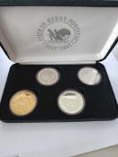 Faith in Every Foostep Commerative 3 oz Silver and other misc coin