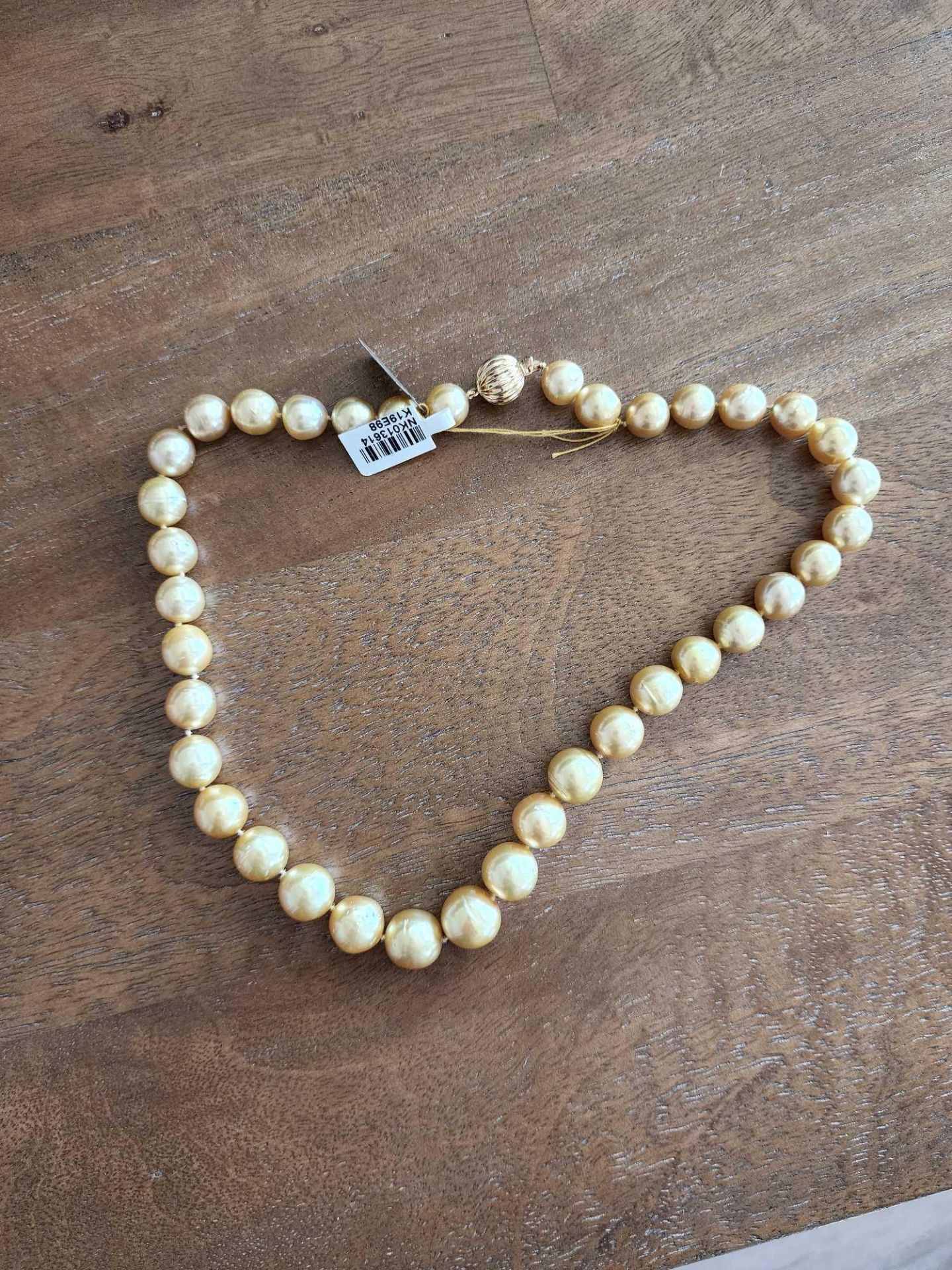 Golden South Sea Pearl Necklace - Image 8 of 8