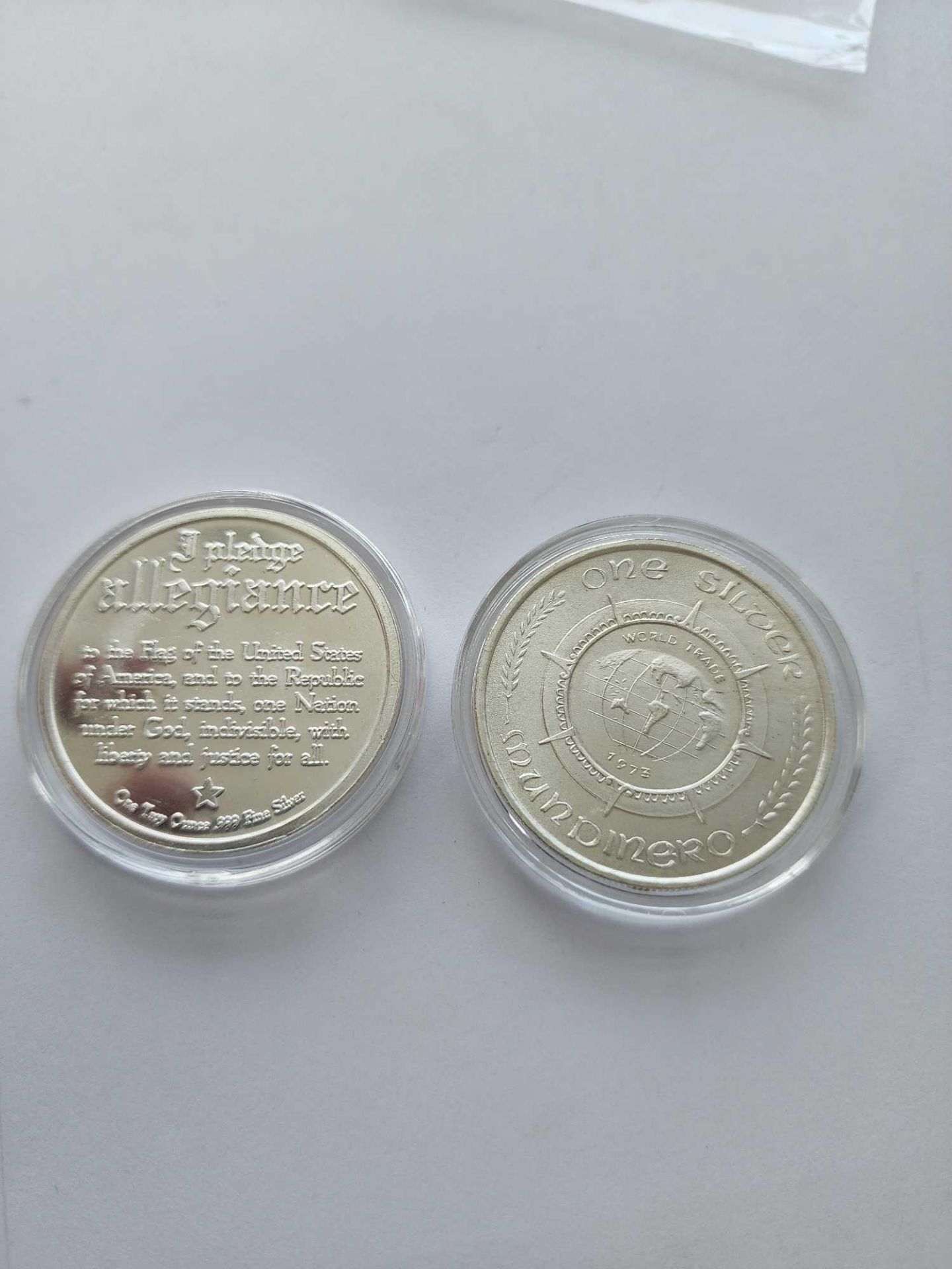 2 Vintage Silver 1 oz Coins - Image 2 of 2