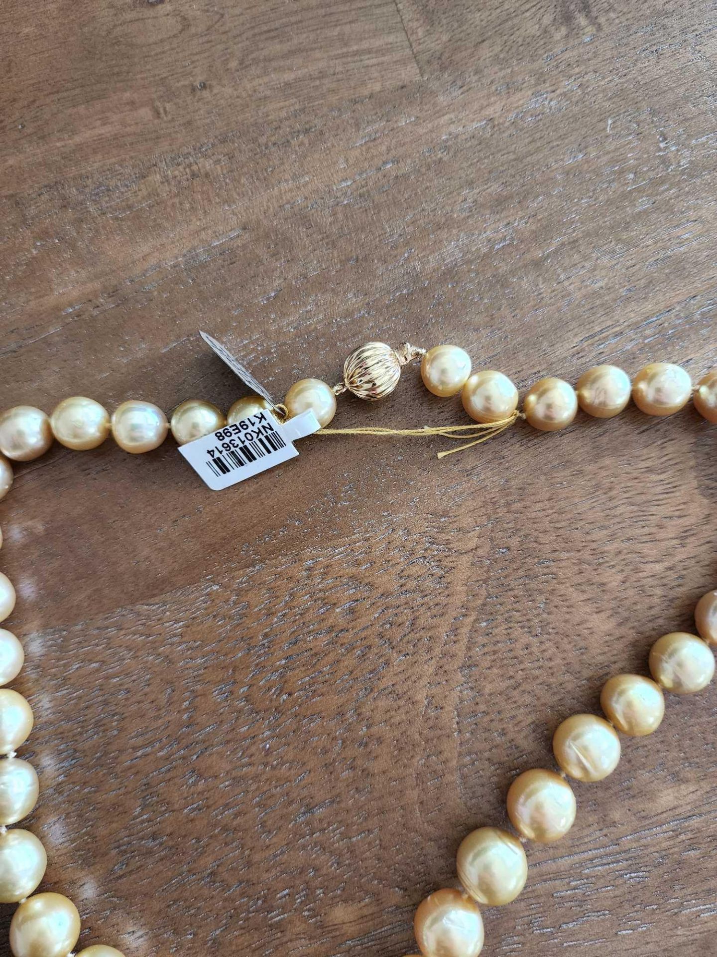 Golden South Sea Pearl Necklace - Image 6 of 8