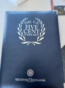 US Five Cent type set 4 nickel collection