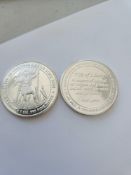 2 Captain Moroni Silver Coins