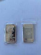 2 Misc Silver Bars