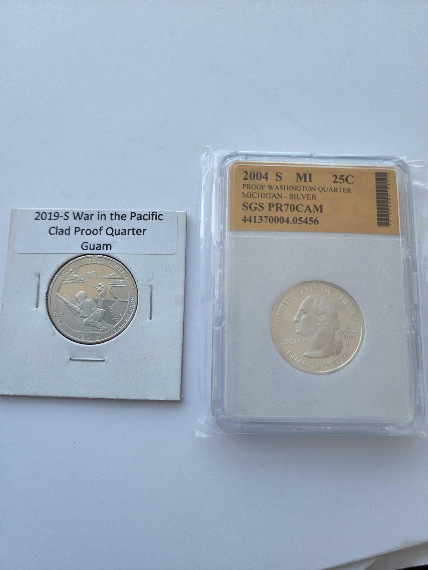 2 misc collectable quarters