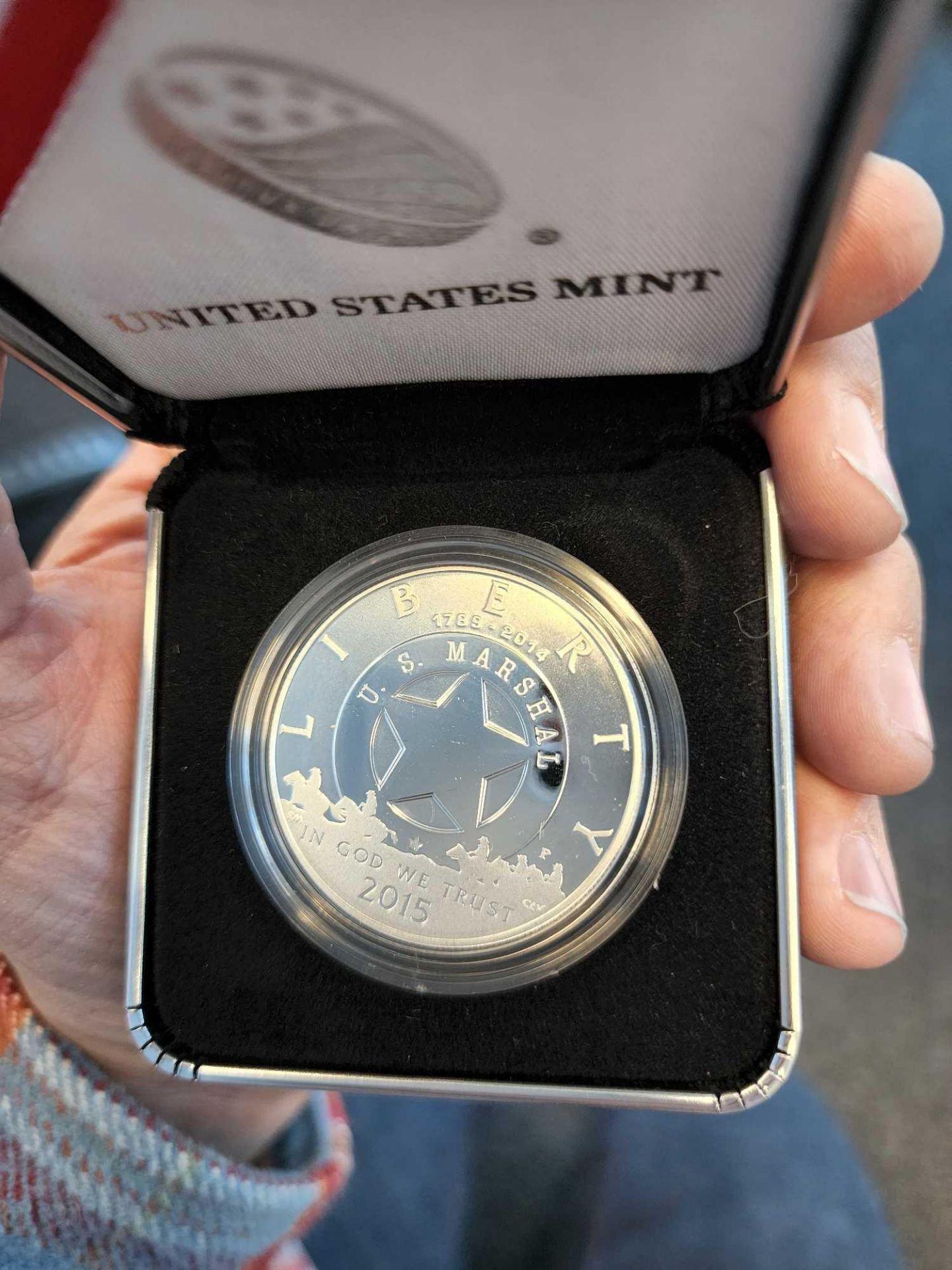 2015 US Marshals Mint Silver Coin - Image 5 of 5