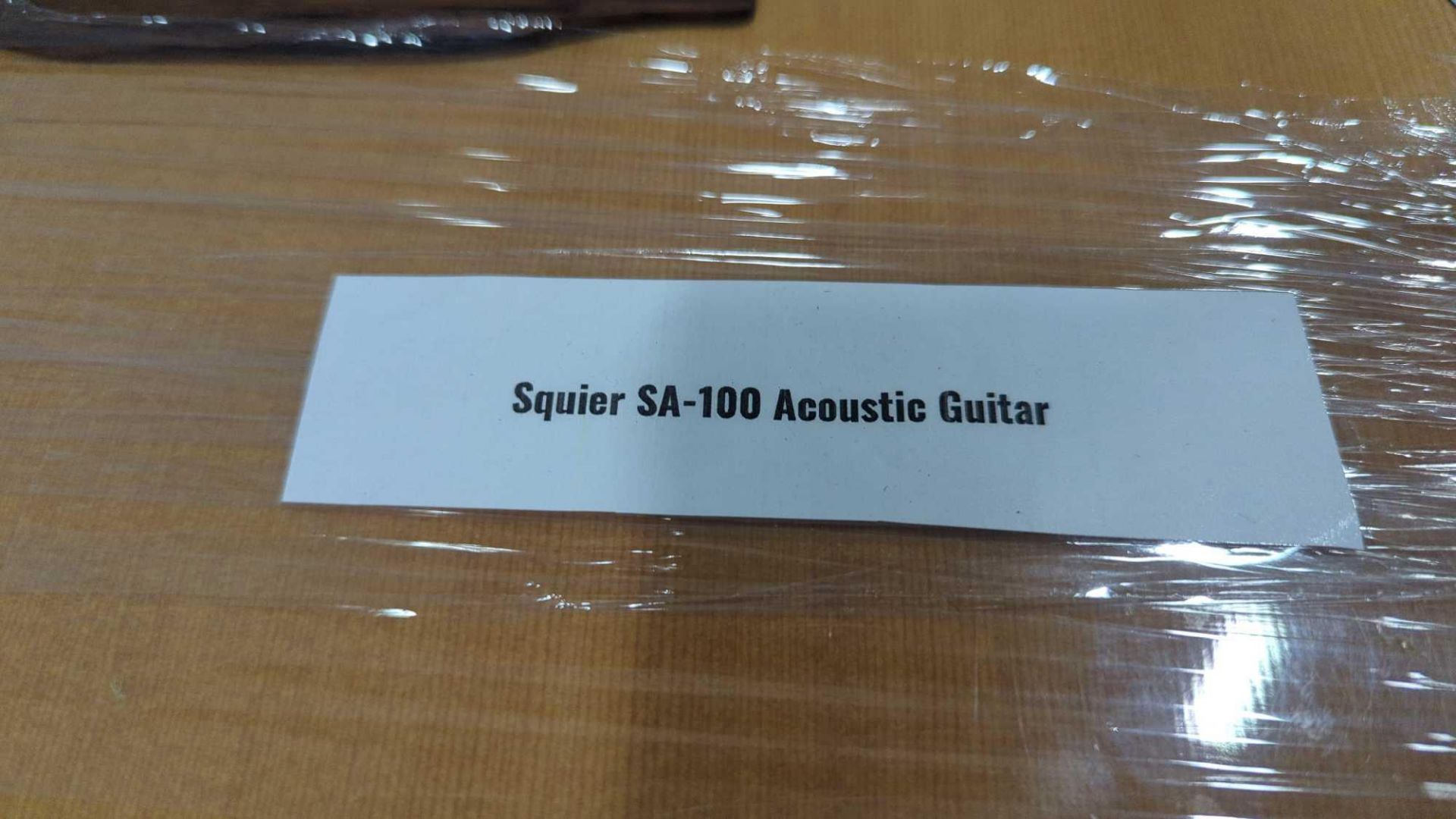 Squire SA-100 acoustic guitar - Image 2 of 6