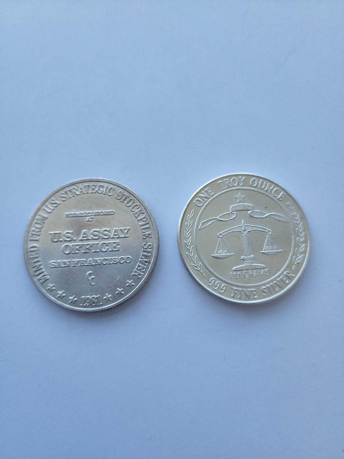2 vintage silver coins - Image 2 of 2