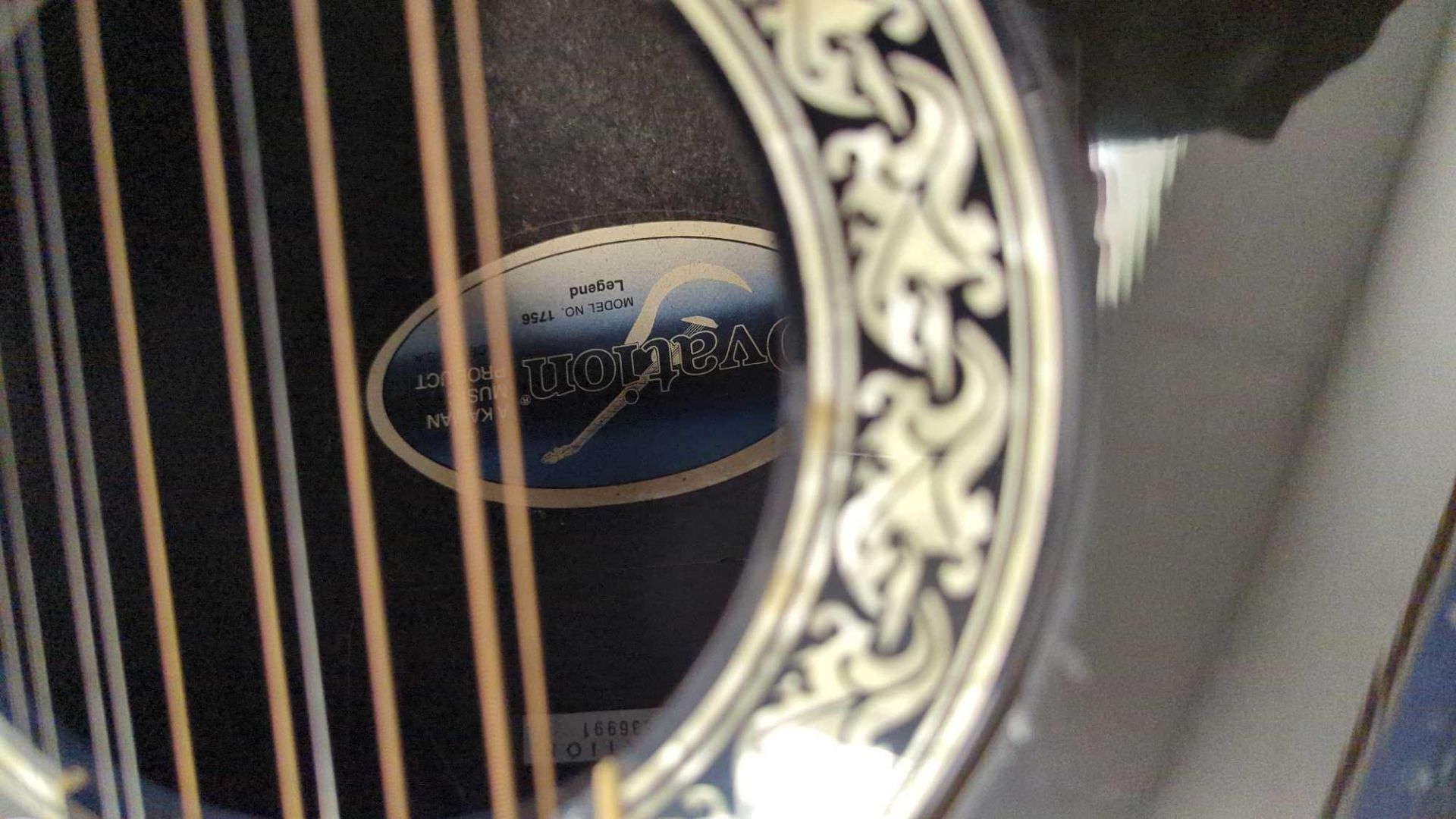 Ovation 1756 Legend 12 String Guitar - Image 6 of 11