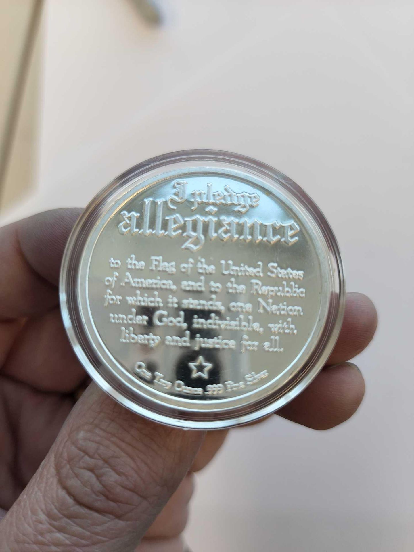 2 oz Pledge of Allegiance Coins - Image 3 of 3