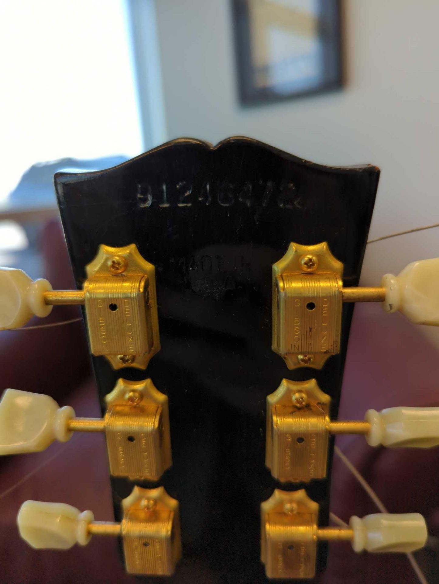 Gibson USA nighthawk Special 1996 Vintage Black Gold - Image 6 of 6