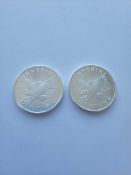 2 Sunshine Mint Silver Coins