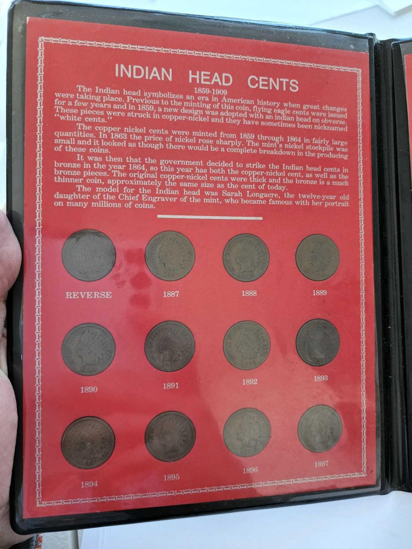 Indian head cents collectable book - Image 2 of 5