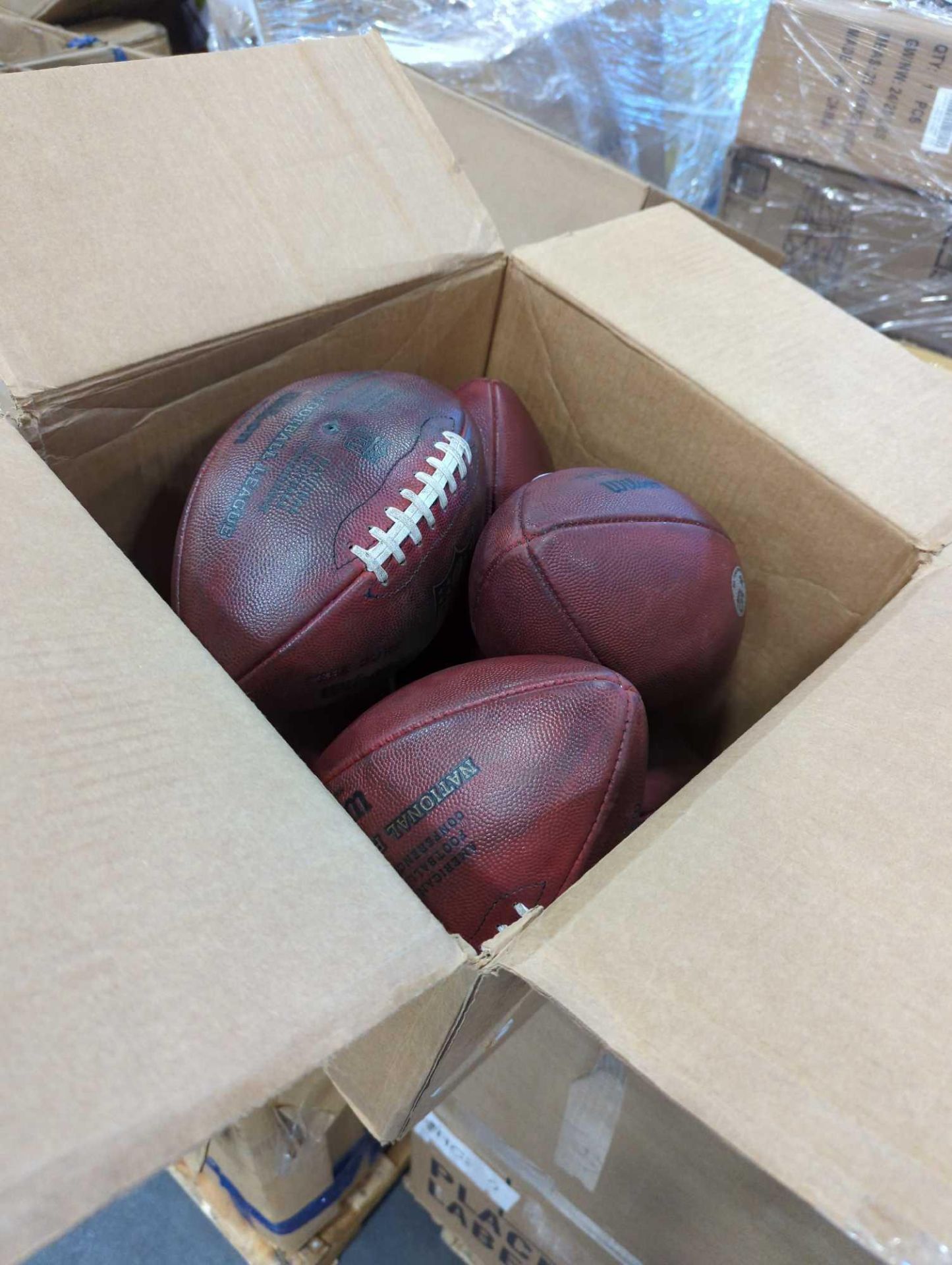 Wilson "the duke" Footballs, and more - Image 4 of 7