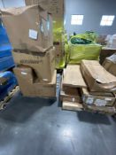 2 pallet of accent chairs furniture commode stand and more