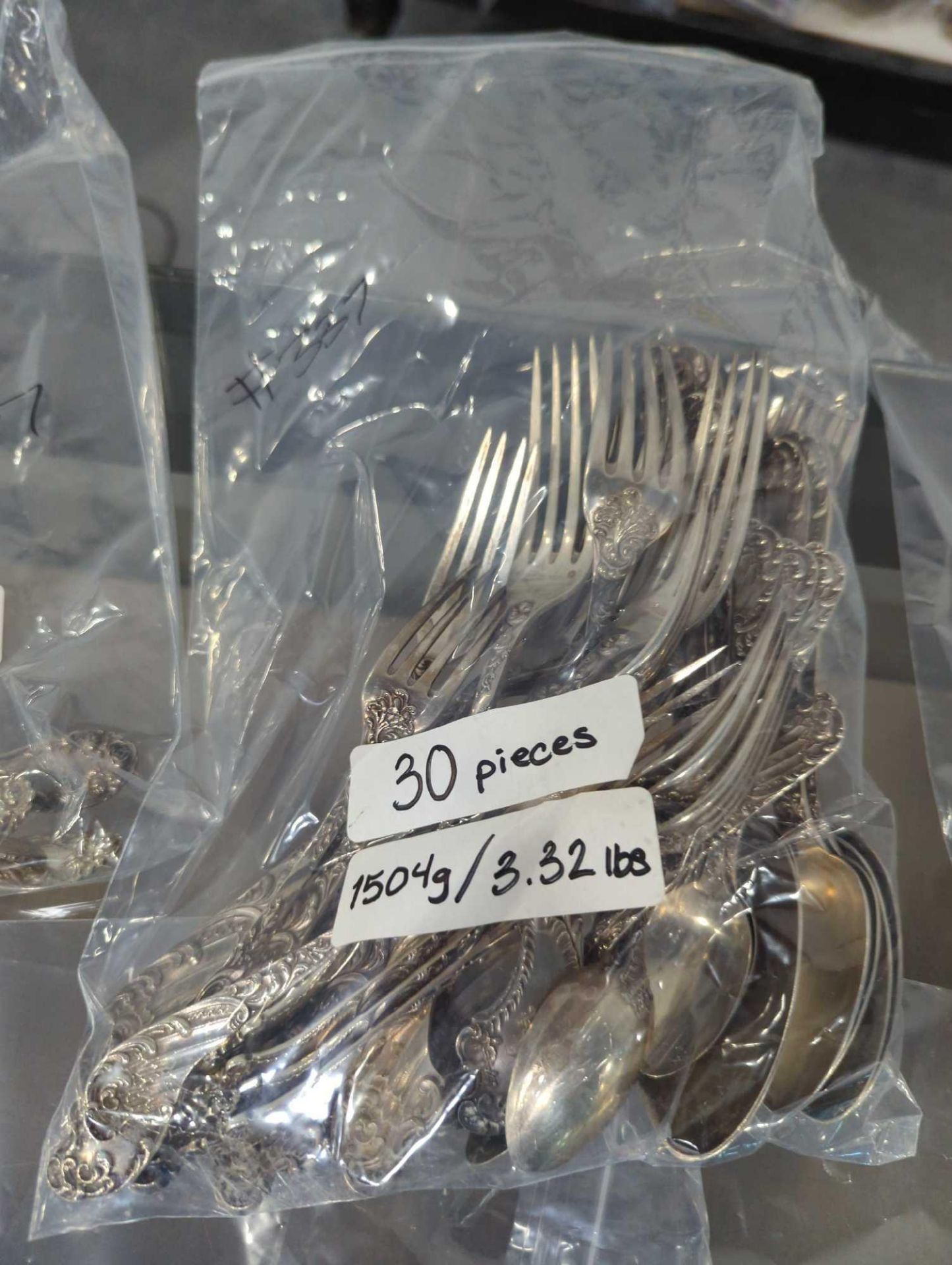 sterling silver utensils - Image 4 of 6