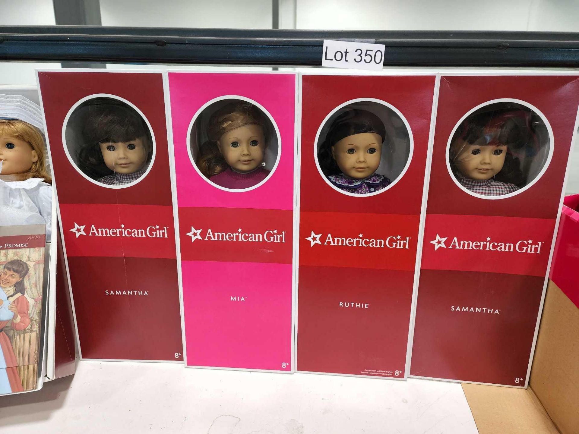 rolling rack of American girl dolls - Image 3 of 8