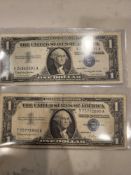 2 1957 Silver Certificates