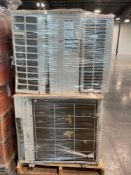 pallet of multiple LG dual inverter industrial AC units