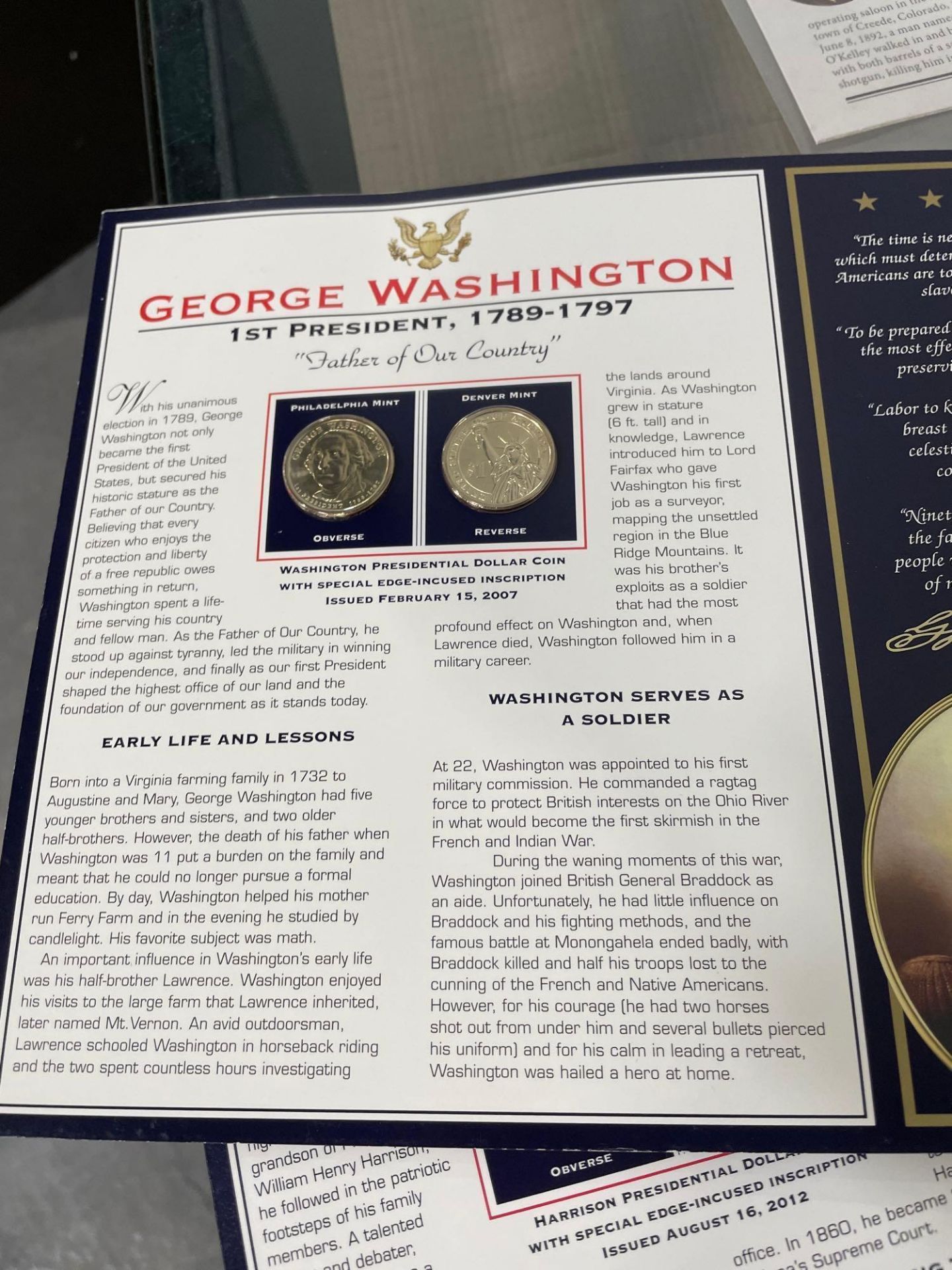 Presidental coins, Red & Green $2 Seals, Bicentennial Dollars - Image 4 of 11