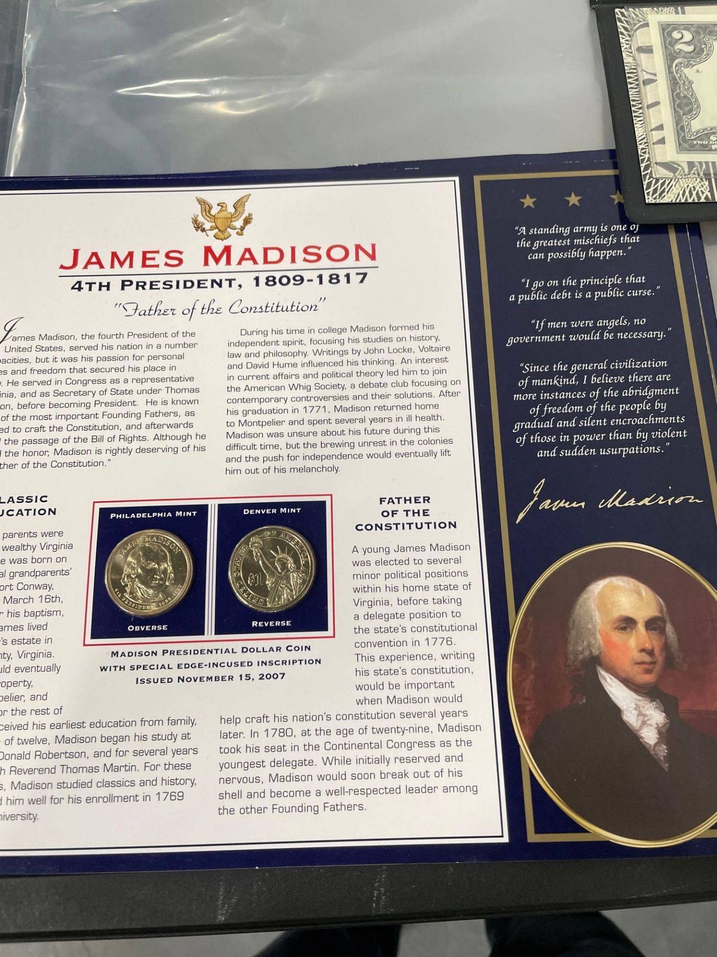 Presidental coins, Red & Green $2 Seals, Bicentennial Dollars - Image 7 of 11