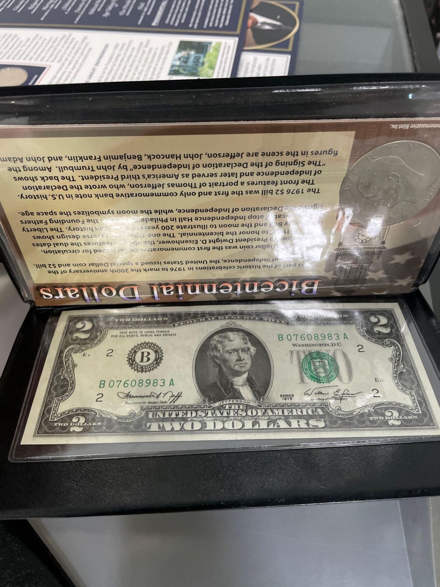 Presidental coins, Red & Green $2 Seals, Bicentennial Dollars - Image 10 of 11