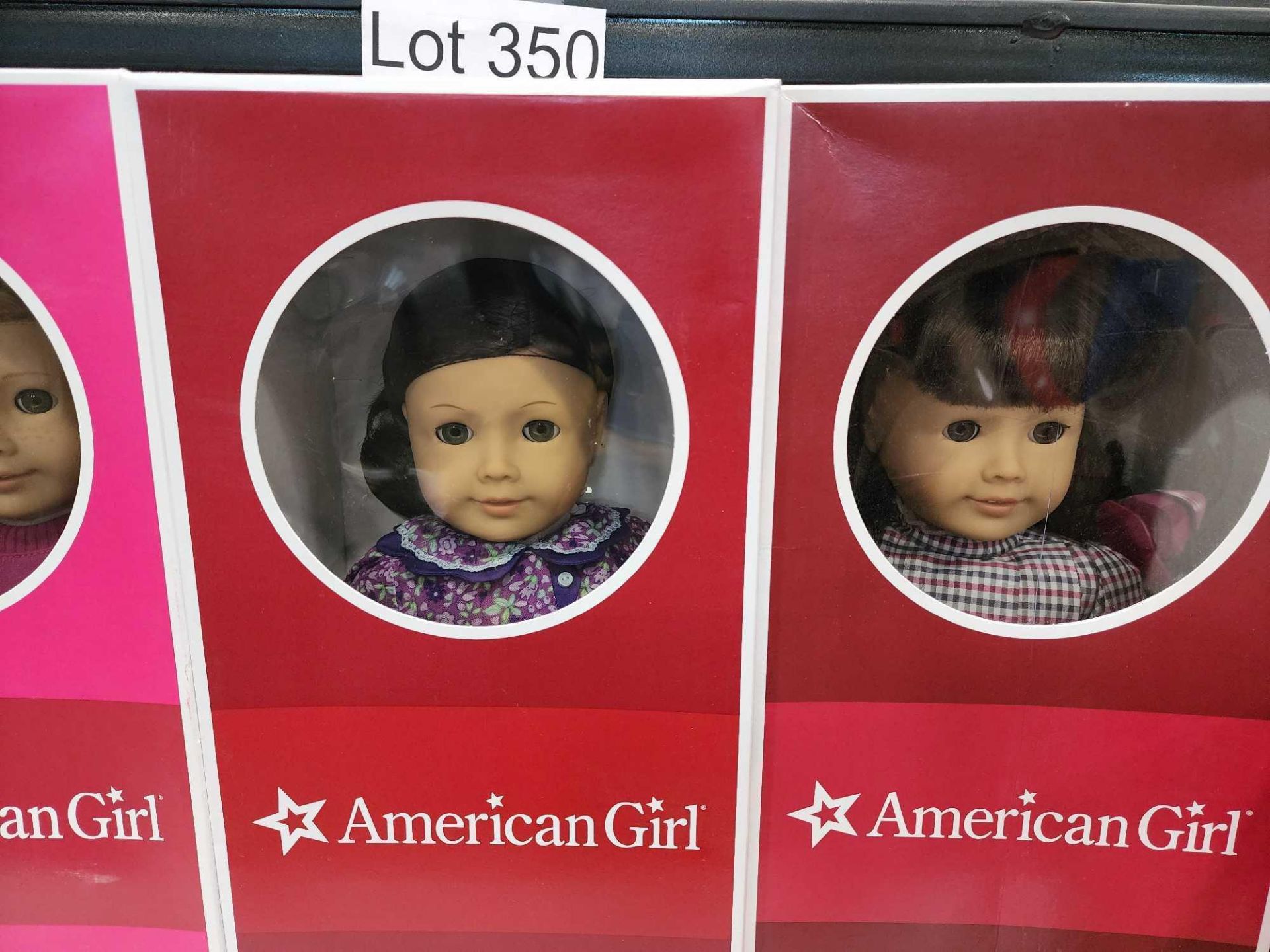 rolling rack of American girl dolls - Image 4 of 8