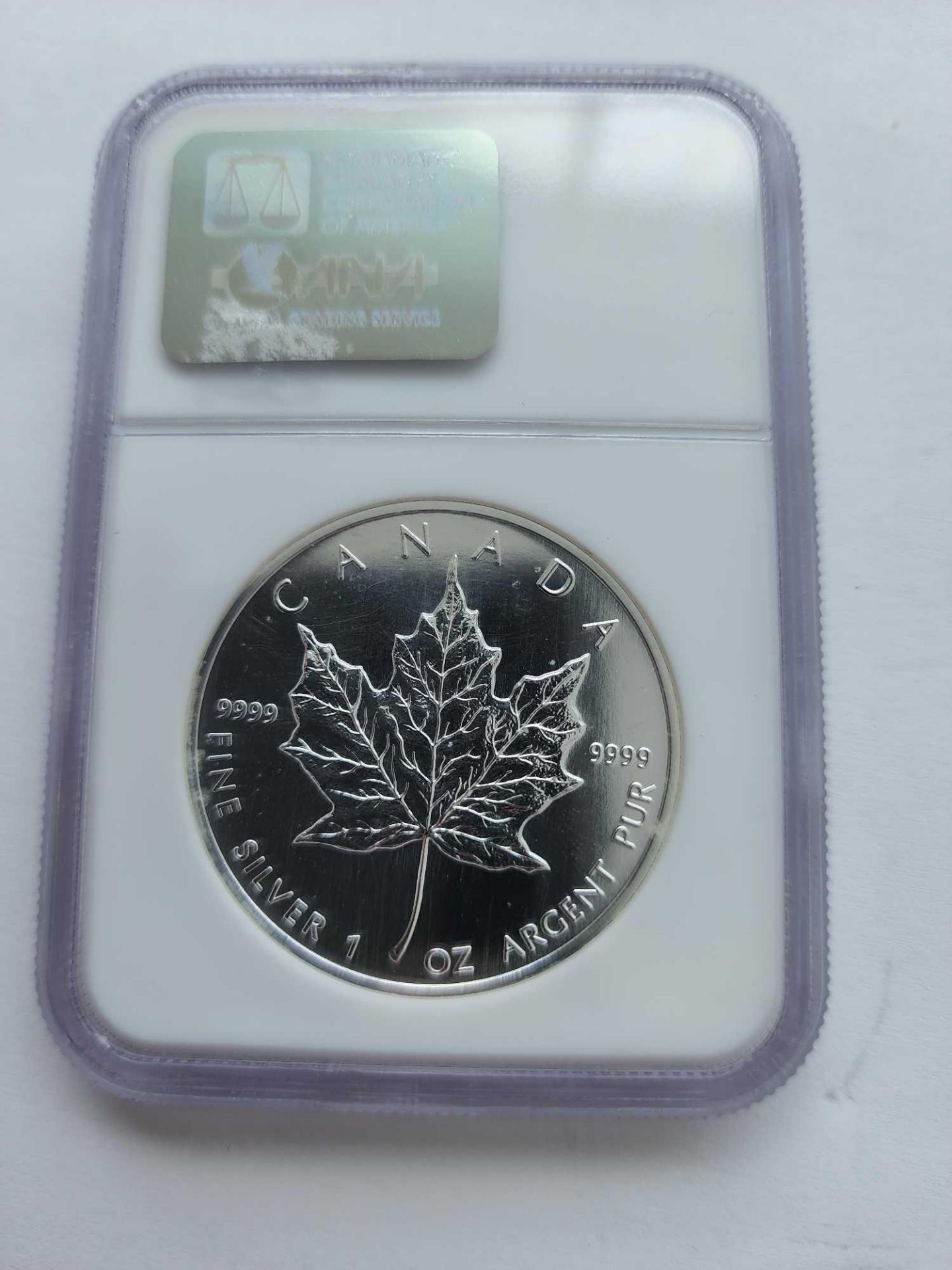 2003 Canadian maple leaf graded coin - Image 2 of 3