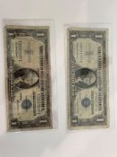 Two silver certificates 1935 & 1957