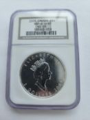 2003 Canadian maple leaf graded coin