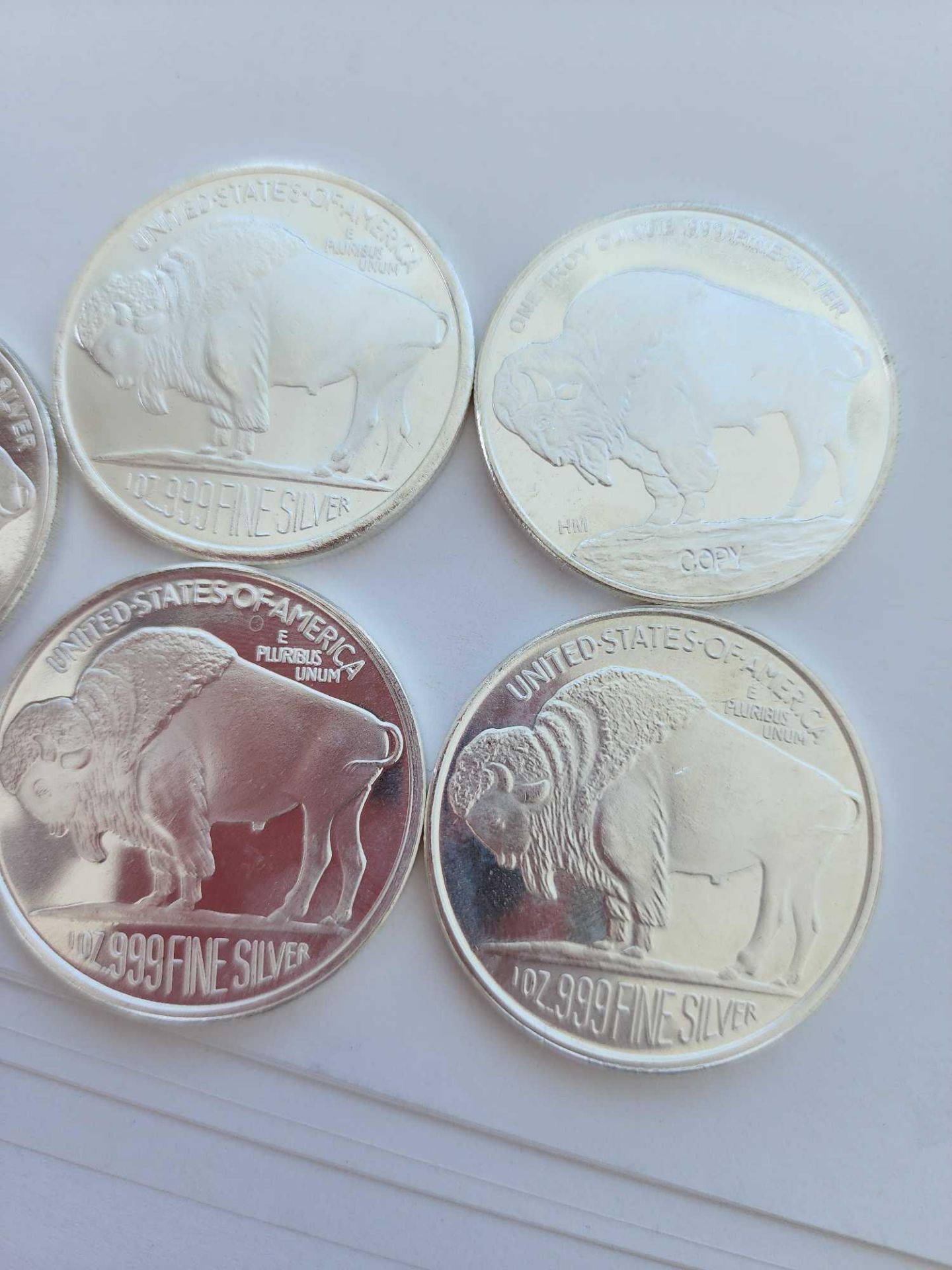 5 1 oz Buffalo Coins silver coins - Image 4 of 6