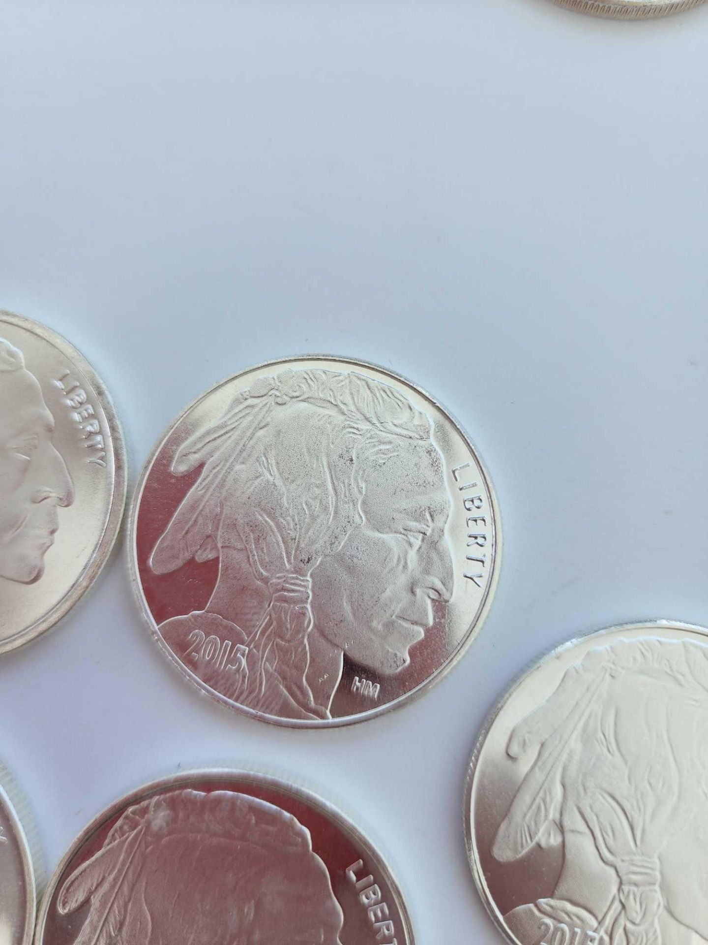 5 1 oz Buffalo Coins silver coins - Image 3 of 6