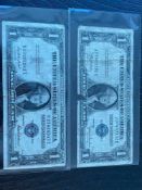 Two silver certificates 1935